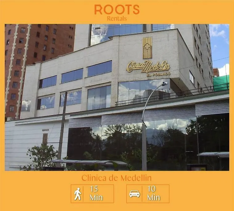 Apartment Hospedaje Privado Cerca A Provenza En El Poblado - M301 By Roots Rentals Medellin