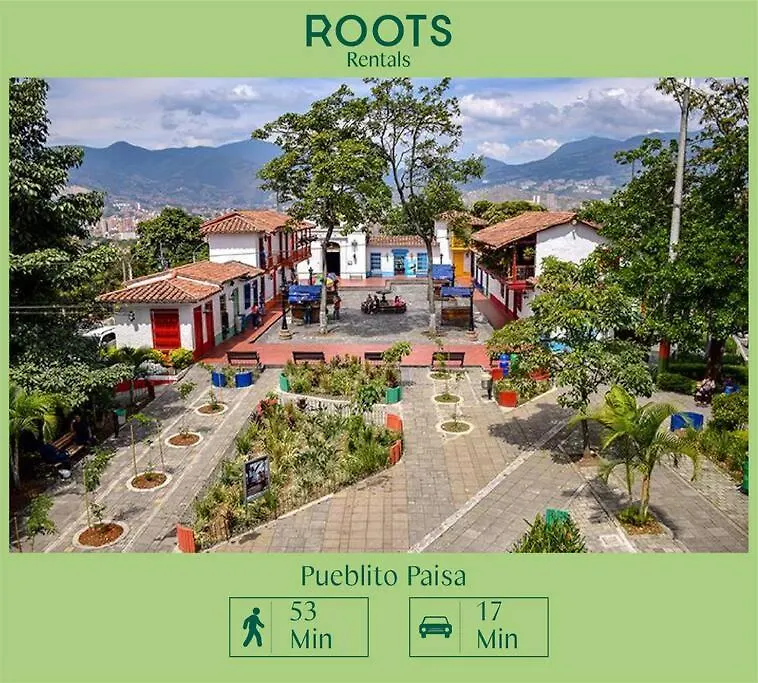 Hospedaje Privado Cerca A Provenza En El Poblado - M301 By Roots Rentals Medellin Apartment