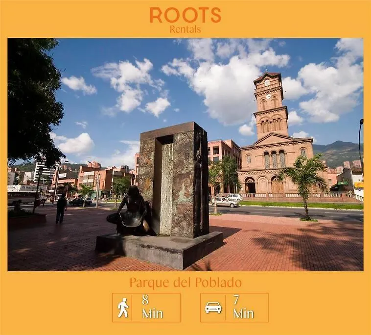 Hospedaje Privado Cerca A Provenza En El Poblado - M301 By Roots Rentals Medellín